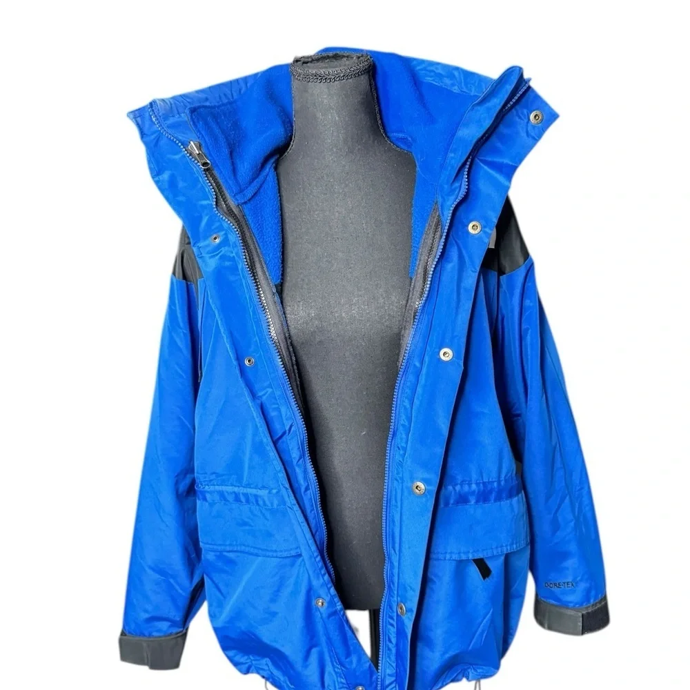90s Y2K Vintage The North Face Gore-Tex 2-in-1 Alpine Ski Jacket S Blue - Picture 5 of 14